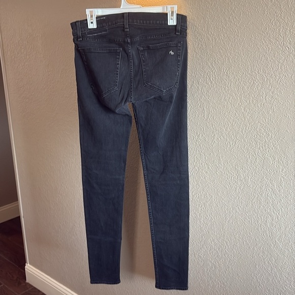 rag & bone Standard Issue Fit 1 Black Denim Skinny Jeans/ Size 31 - Picture 5 of 6